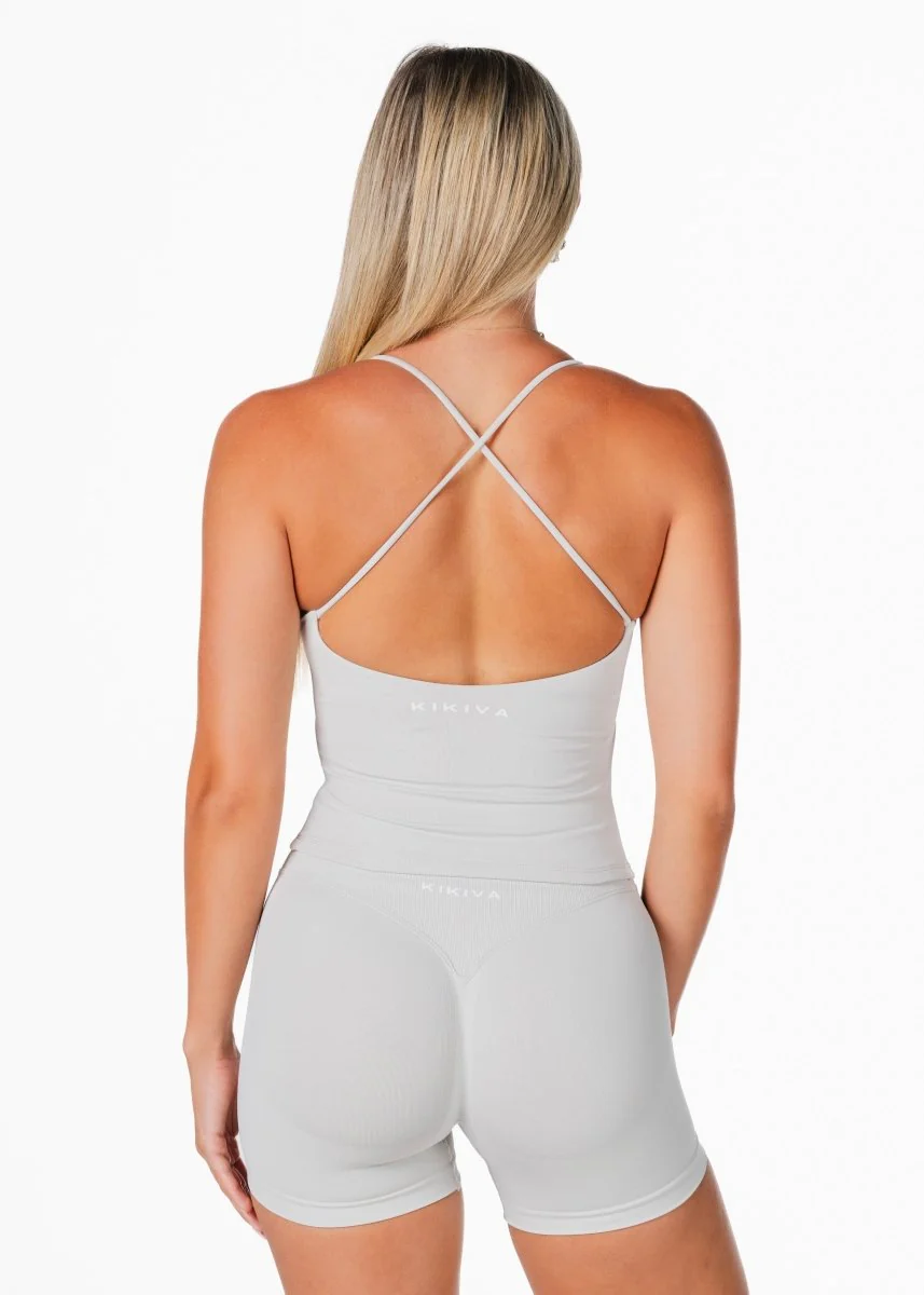 Seamless Capsule Singlet - Ash Grey - Image 6