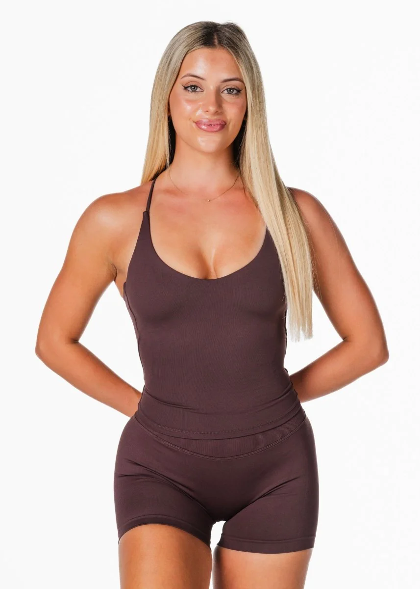 Seamless Capsule Singlet - Hazelnut - Image 4