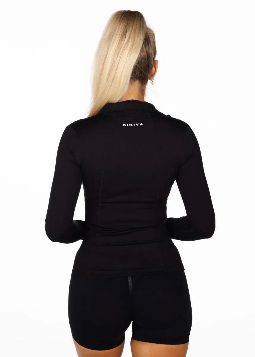 Black Structured 'Mom' Jacket - Image 4