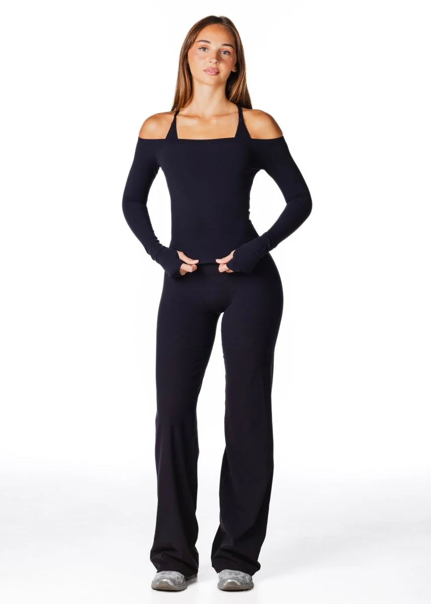 Core Capsule Off The Shoulder Top - Black - Image 5