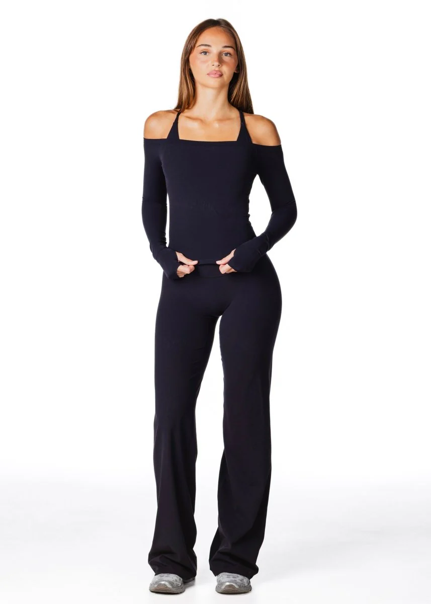 Core Capsule Off The Shoulder Top - Black - Image 7