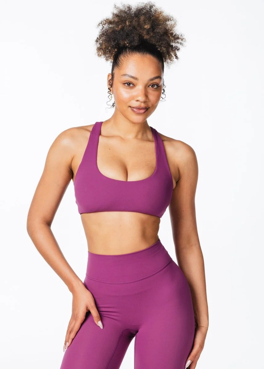 CoreActive 'Sienna' Crop - Midnight Magenta - Image 4