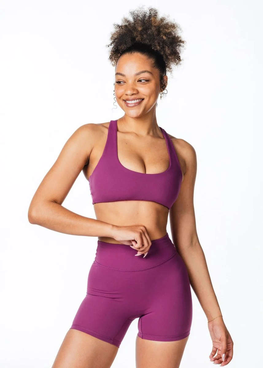 CoreActive 'Sienna' Crop - Midnight Magenta - Image 6