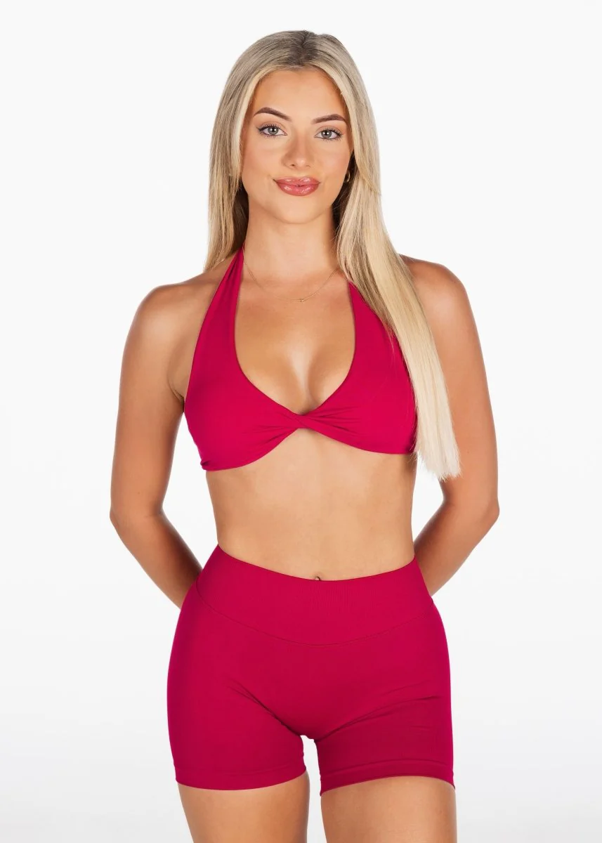 LOW Dynamic Seamless Short - Scarlett-Ruby Red - Image 3