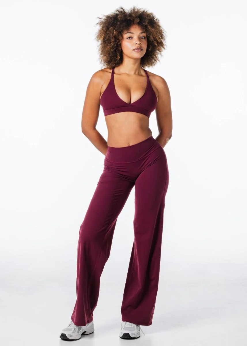 'Flow' Flares - Burgundy - Image 7