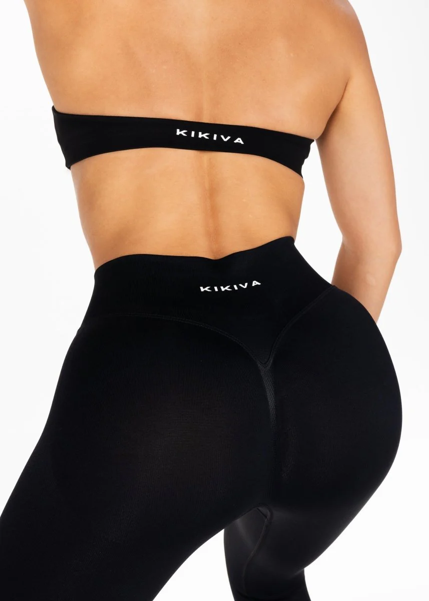 Best Black Leggings - HIGH Dynamic Seamless Leggings - Image 4