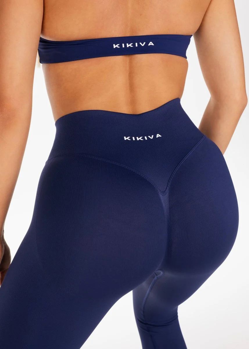 HIGH Dynamic Seamless Leggings - Dark Blue - Image 6