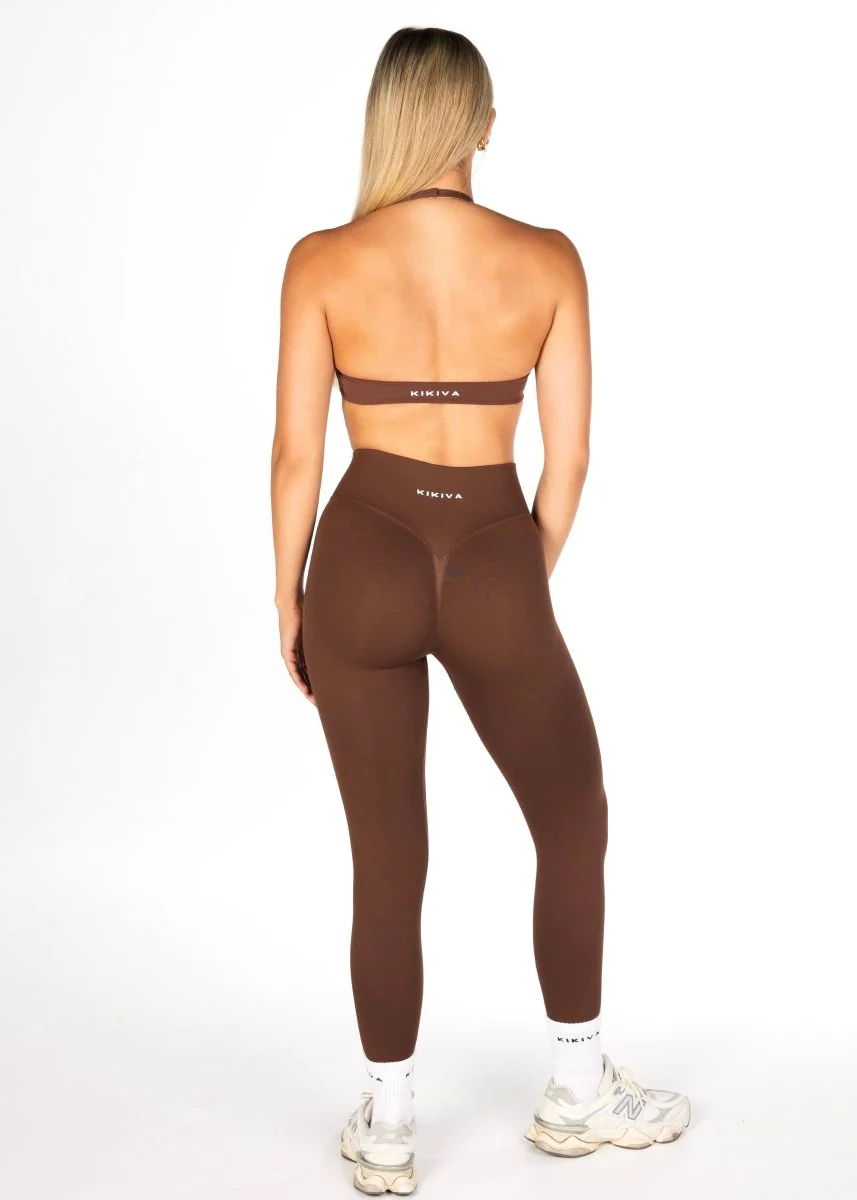 HIGH Dynamic Seamless Leggings - Mocha Brown - Image 5