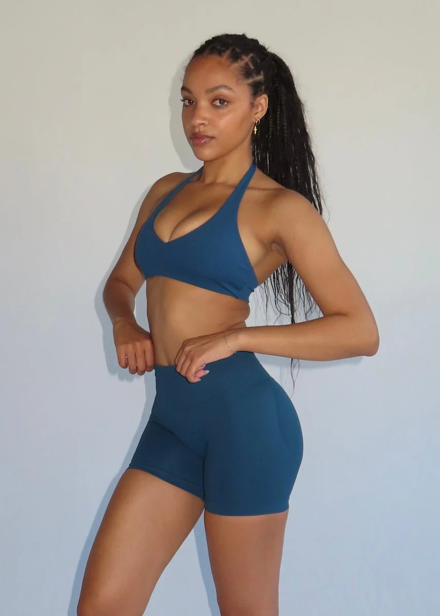 Dynamic Staple Halter Crop - Midnight - Image 5