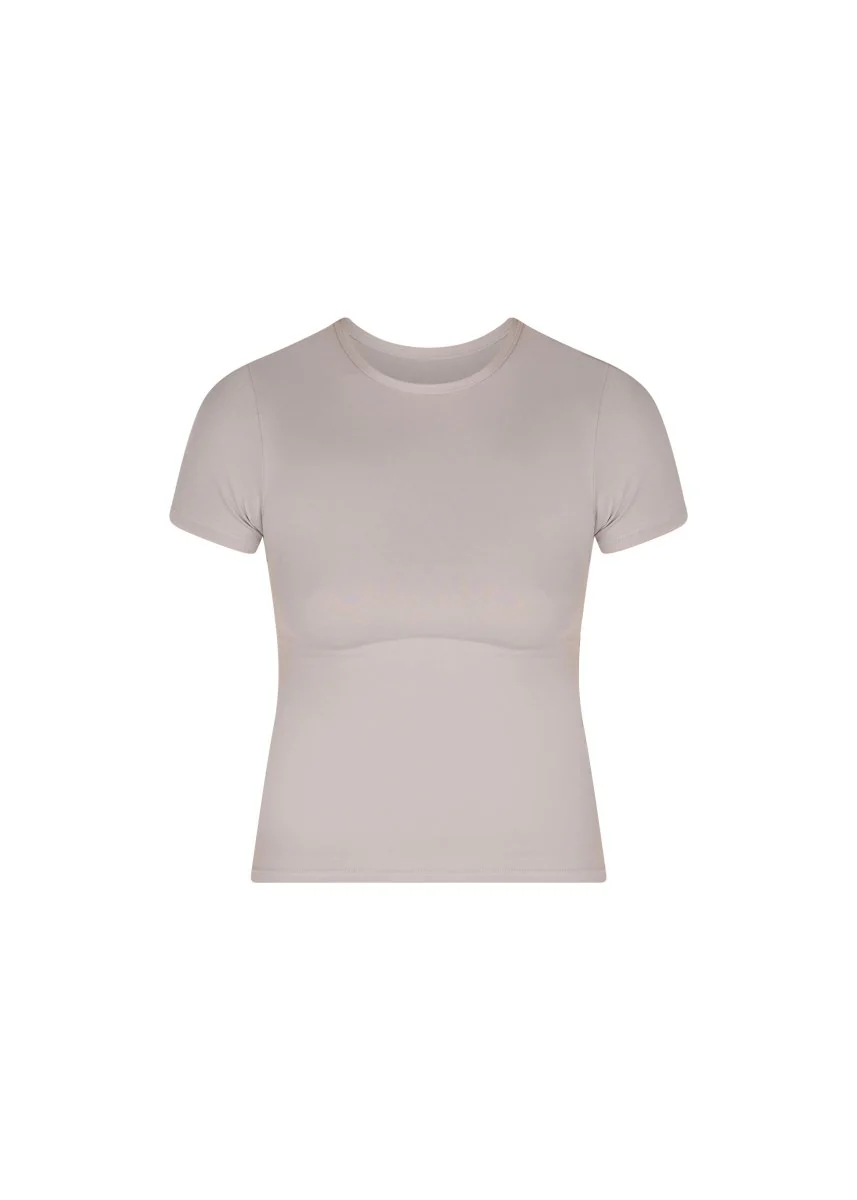 Kikiva Basic Tee - Light grey - Image 6