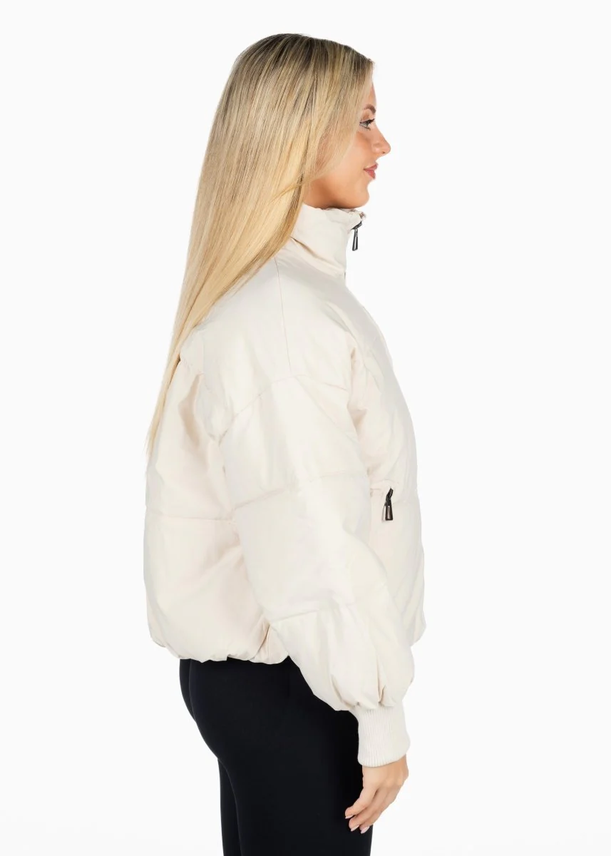 Kikiva Puffer Jacket - Off White - Image 3