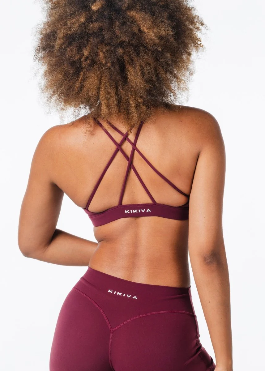 'Serenity' Crop - Burgundy - Image 3