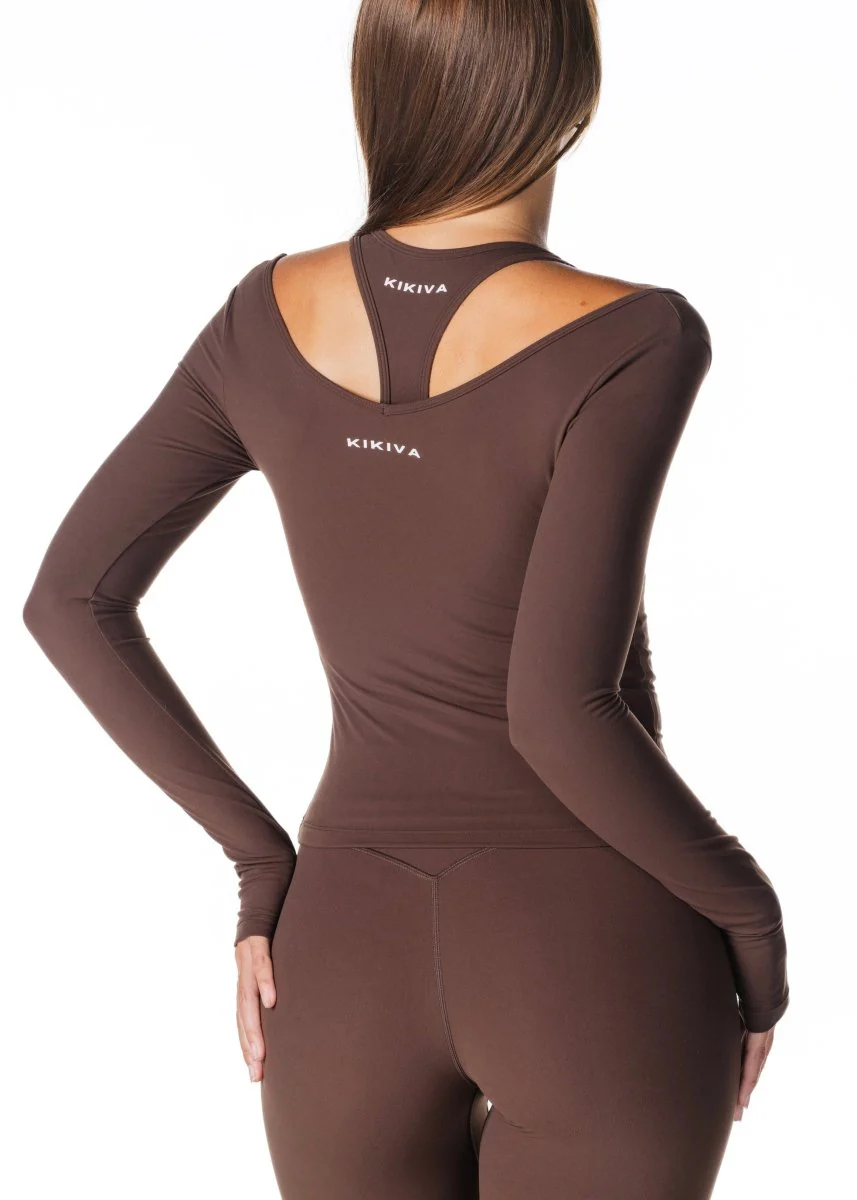 Sienna Long Sleeve - Dark Choc - Image 3