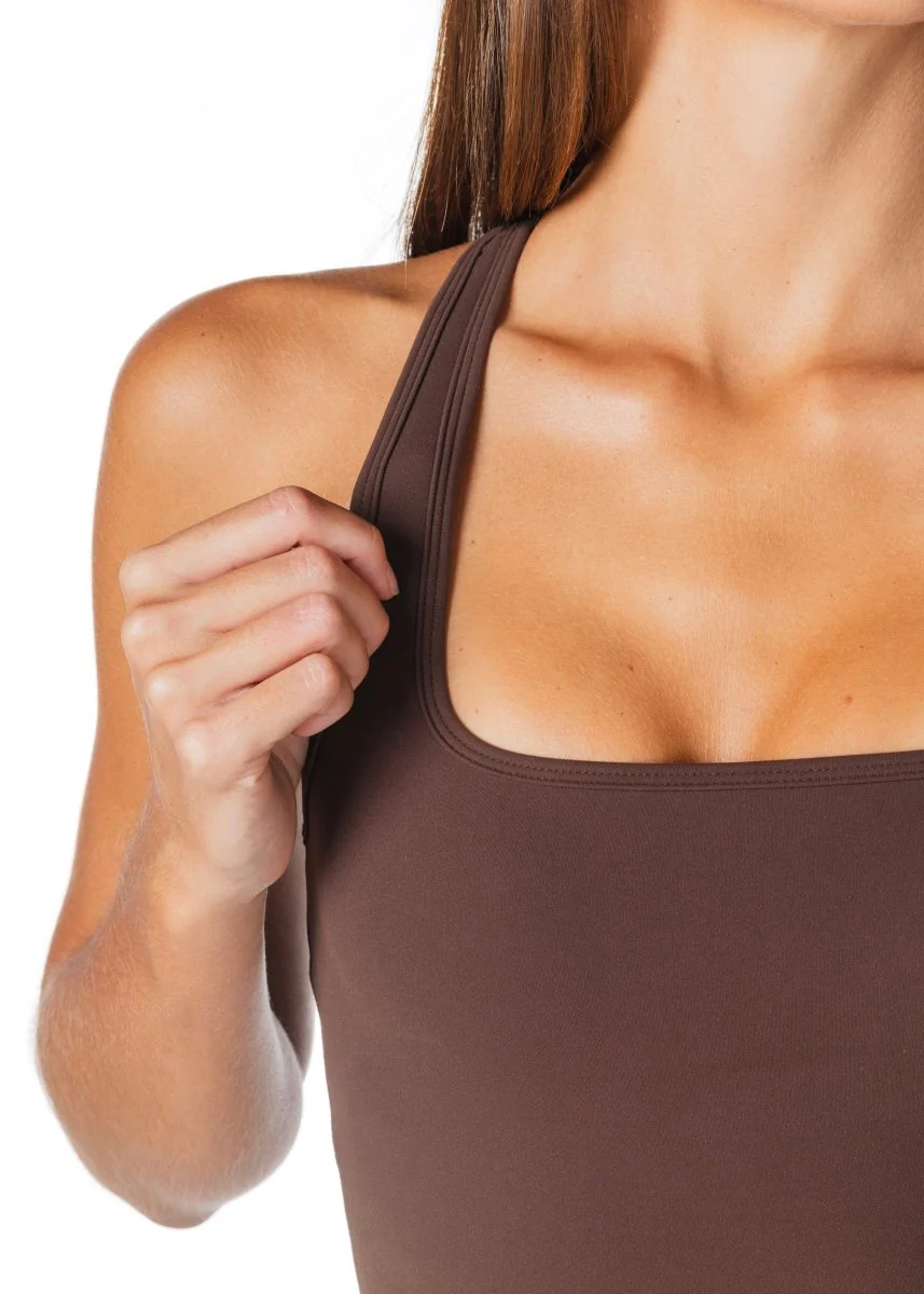 Sienna Singlet - Dark Choc - Image 5