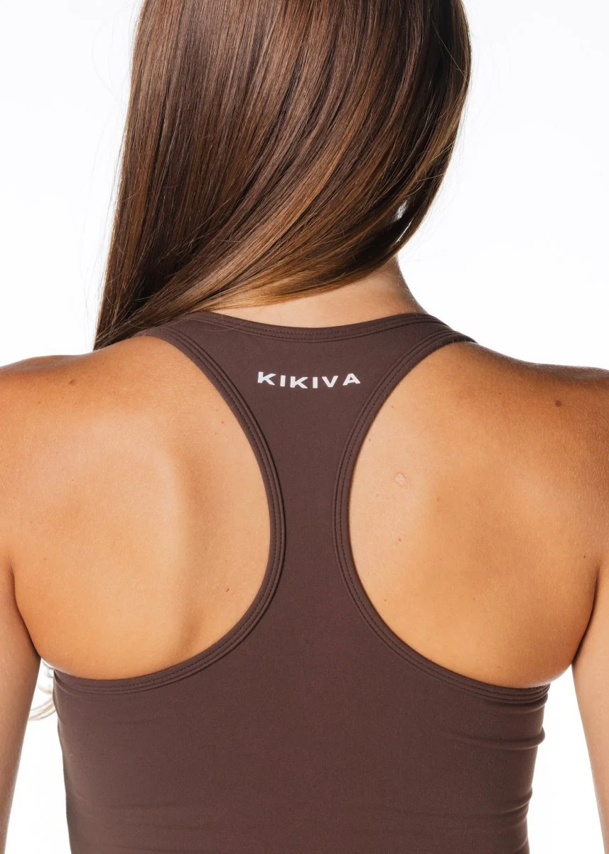 Sienna Singlet - Dark Choc - Image 6