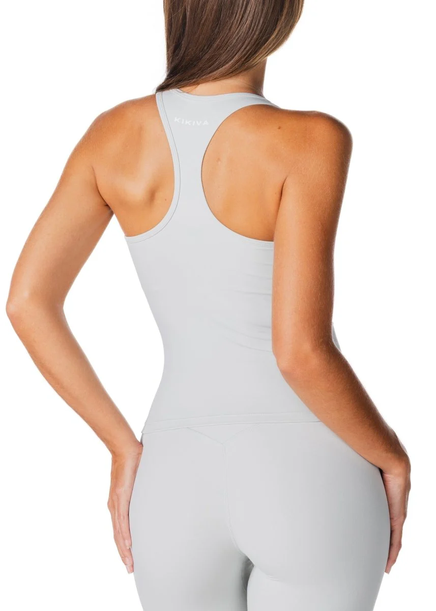 Sienna Singlet - Light Grey - Image 3