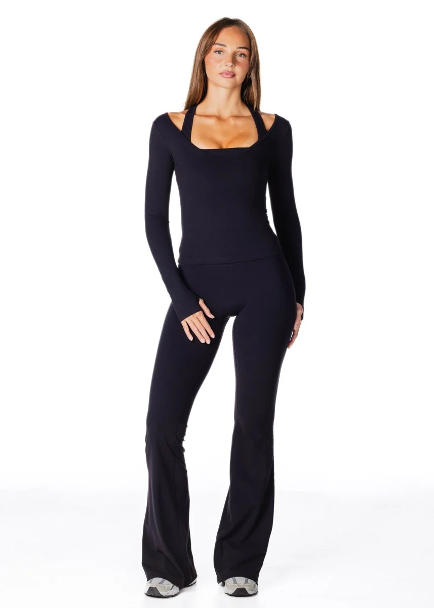 TALL Capsule Flares -  Black - Image 4
