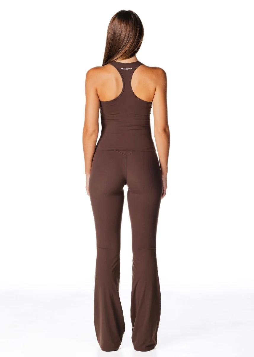 TALL Capsule Flares - Dark Choc - Image 5